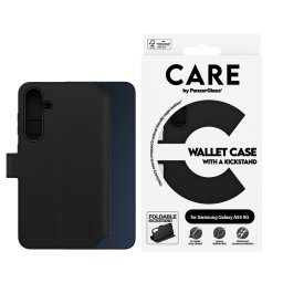 Калъф CARE by PanzerGlass за Samsung Galaxy A55 5 G, Feature Wallet, Черен