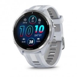 Garmin Forerunner 965 Titanium безел с Whitestone корпус и Whitestone/Powder Grey силиконова каишка Смарт часовник
