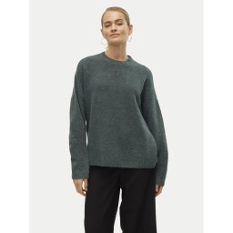 Vero Moda Пуловер Boom 10320463 Зелен Loose Fit