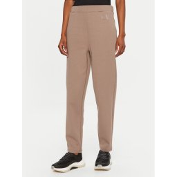 Calvin Klein Долнище анцуг Satin K20K207945 Бежов Slim Fit