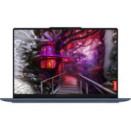 Лаптоп LENOVO Yoga Slim 7 14Q8X9 - 14.5" 3K OLED Touch, Snapdragon X Elite X1E-78-100, Windows 11, Син