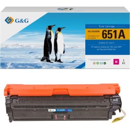 Тонер касета за HP 651A - Magenta - CE343A - NT-CH343FM - G&G