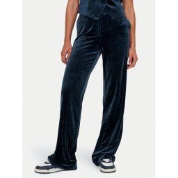 ONLY Текстилни панталони Kayle 15335852 Тъмносин Straight Fit