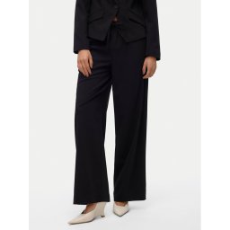 Vero Moda Текстилни панталони Babette 10320601 Черен Straight Fit
