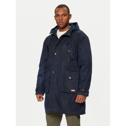 Hunter Парка Liam HARM0028242 Тъмносин Regular Fit