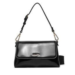 Дамска чанта Calvin Klein Ck Must Dbl Strap Mini Bag_Shiny K60K612772 Черен
