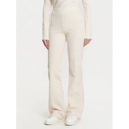 Guess Плетени панталони V5RB06 KCLH0 Екрю Regular Fit