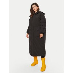 Hunter Преходно палто HARW0014242 Черен Regular Fit