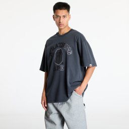 Тениска A BATHING APE Garment Dye College Relaxed Fit Tee Charcoal L
