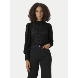 Vero Moda Блуза Becca 10302894 Черен Regular Fit