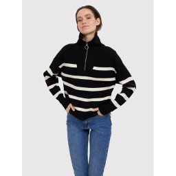 Vero Moda Пуловер Saba 10269246 Черен Regular Fit