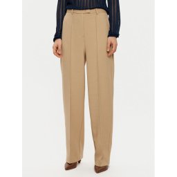 Tommy Hilfiger Текстилни панталони WW0WW43875 Бежов Regular Fit