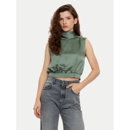 HUGO Блуза Canile-1 50530475 Зелен Regular Fit