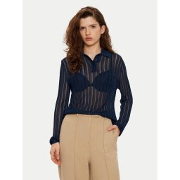 Tommy Hilfiger Пуловер WW0WW44454 Тъмносин Slim Fit