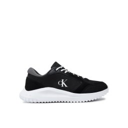 Calvin Klein Jeans Сникърси Eva Runner Low Mg Wmm YM0YM01145 Черен