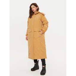 Hunter Преходно палто HARW0014242 Кафяв Regular Fit