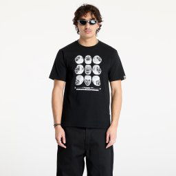 Тениска A BATHING APE Polygon Ape Head UNISEX Tee Black S