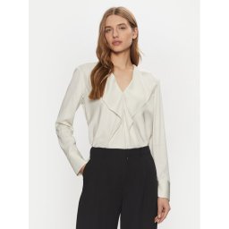 Calvin Klein Блуза K20K208067 Екрю Regular Fit