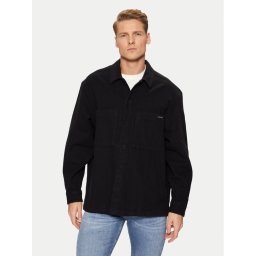 Calvin Klein Jeans Риза J30J327108 Черен Relaxed Fit