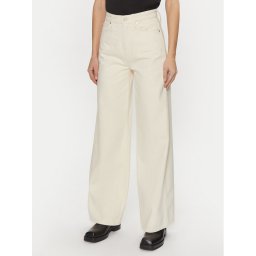 Calvin Klein Дънки K20K208018 Екрю Wide Leg