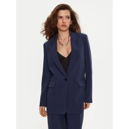 Bruuns Bazaar Сако Cindy BBW2548 Тъмносин Loose Fit