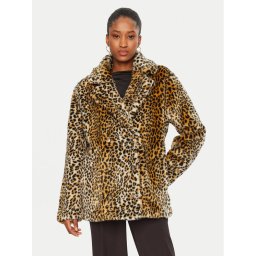 Bardot Кожено палто Vento 59693JB Кафяв Regular Fit