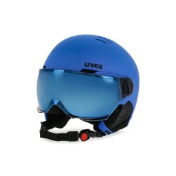 Uvex Скиорска каска Rocket Jr Visor 56/6/263/20 Син