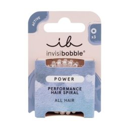 Invisibobble Power Performance Hair Spiral ластик за коса 3 бр цвят безцветен