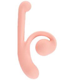 Вибратор и стимулатор Медицнски силикон "MAGIC SNAIL PINK" 20 см