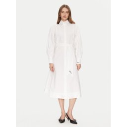 KARL LAGERFELD Рокля тип риза A1W13018 Бял Regular Fit