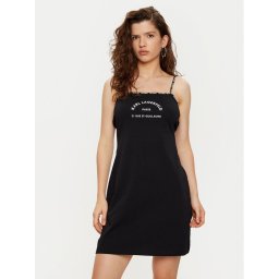 KARL LAGERFELD Нощница A1W46081 Черен Regular Fit