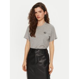 KARL LAGERFELD Тишърт A1W17025 Сив Relaxed Fit
