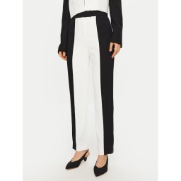 KARL LAGERFELD Текстилни панталони A1W10125 Бял Slim Fit