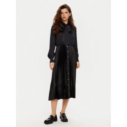 KARL LAGERFELD Рокля тип риза A1W13020 Черен Regular Fit