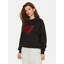 KARL LAGERFELD Суитшърт A1W20045 Черен Regular Fit