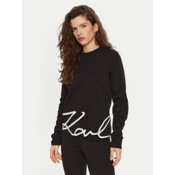 KARL LAGERFELD Суитшърт A1W20010 Черен Regular Fit
