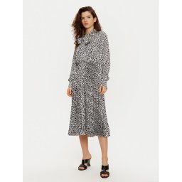 KARL LAGERFELD Рокля тип риза A1W13020 Бял Regular Fit