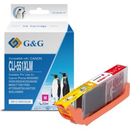 Глава за CANON PIXMA IP 7250/PIXMA MG 5450/6350 - Magenta - ink tank - WITH CHIP / С ЧИП - /551/ - CLI-551XLM (CLI551XLM) - BS6