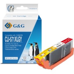Глава за CANON PIXMA MG 5750/5751/5752/5753/6850/6851/6852/6853/7750/7751/7752/7753 - Grey - BS0335C - /571/ - CLI-571XLGY (CLI5