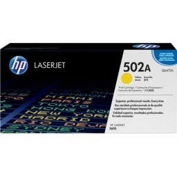 Тонер касета за HP COLOR LASER JET 3600 - Yellow - /502A/ - P№ Q6472A