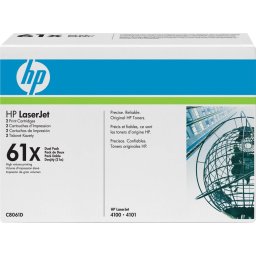 Комплект 2 касети за HP LASER JET 4100 Series - TWIN PACK - OUTLET - Black - /61X/ - P№ C8061D