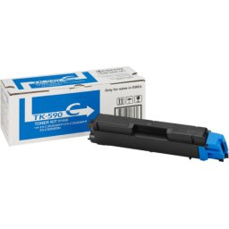 Тонер касета за KYOCERA MITA FS C2026/C2126/C2526/C2626/C5250/ ECOSYS M6026/M6526 - Cyan - TK590C (TK-590C) - P№ 1T02KVCNL0