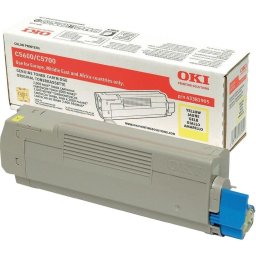 Тонер касета за OKI C 5600/5700 - Yellow - P№ 43381905