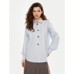 KARL LAGERFELD Риза A1W11026 Син Regular Fit