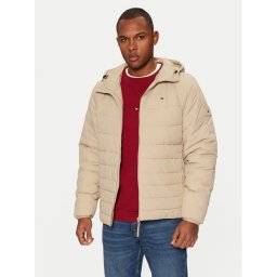 Tommy Hilfiger Зимно яке MW0MW37641 Бежов Regular Fit