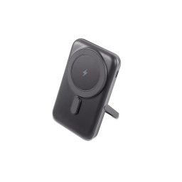 Външна батерия ttec ReCharger Pro M 10.000mAh LCD MagSafe Comp. PD 20W Wireless Powerbank w Stand - Черна