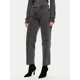 Morgan Дънки 242-PSTRASS Сив Mom Fit