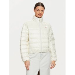 Calvin Klein Jeans Пухено яке J20J224698 Екрю Regular Fit