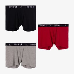 Боксерки Jordan Flight Cotton Core 3-Pack Boxer Brief Gym Red/ Black S