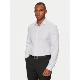 Calvin Klein Риза K10K113865 Бял Slim Fit